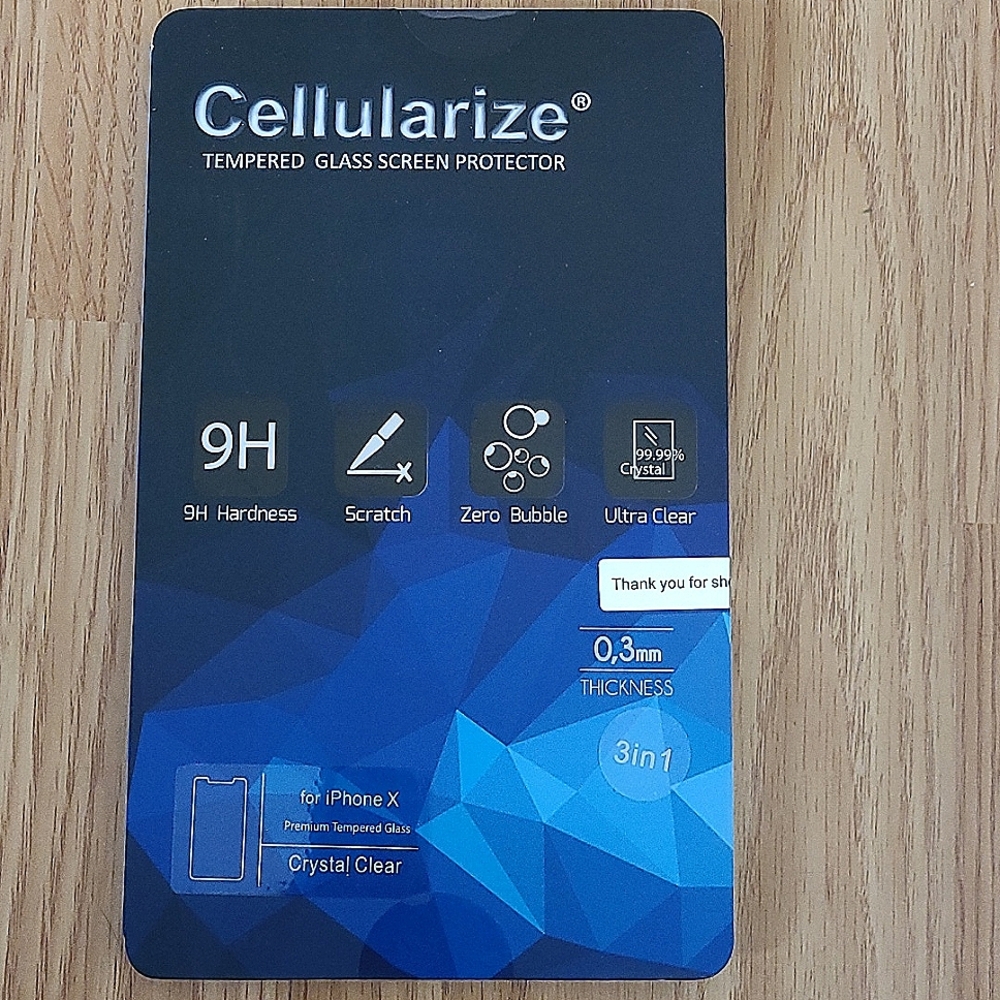 I phone X tempered glass screen protector